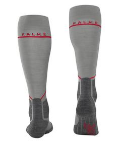 Rückansicht von Falke Kniestrümpfe Skisocken Herren light grey (3400)