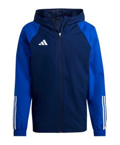 adidas Tiro 23 Competition Allwetterjacke Regenjacke Herren dunkelblau