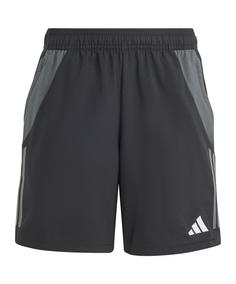 adidas Tiro 24 Competition Downtime Short Kids Fußballshorts Kinder schwarzgrau