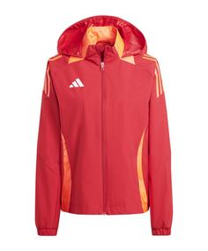 adidas Tiro 24 Competition Allwetterjacke Damen Regenjacke Damen rot