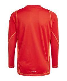 Rückansicht von adidas Tiro 24 Pro Torwarttrikot langarm Kids Fußballtrikot Kinder rot