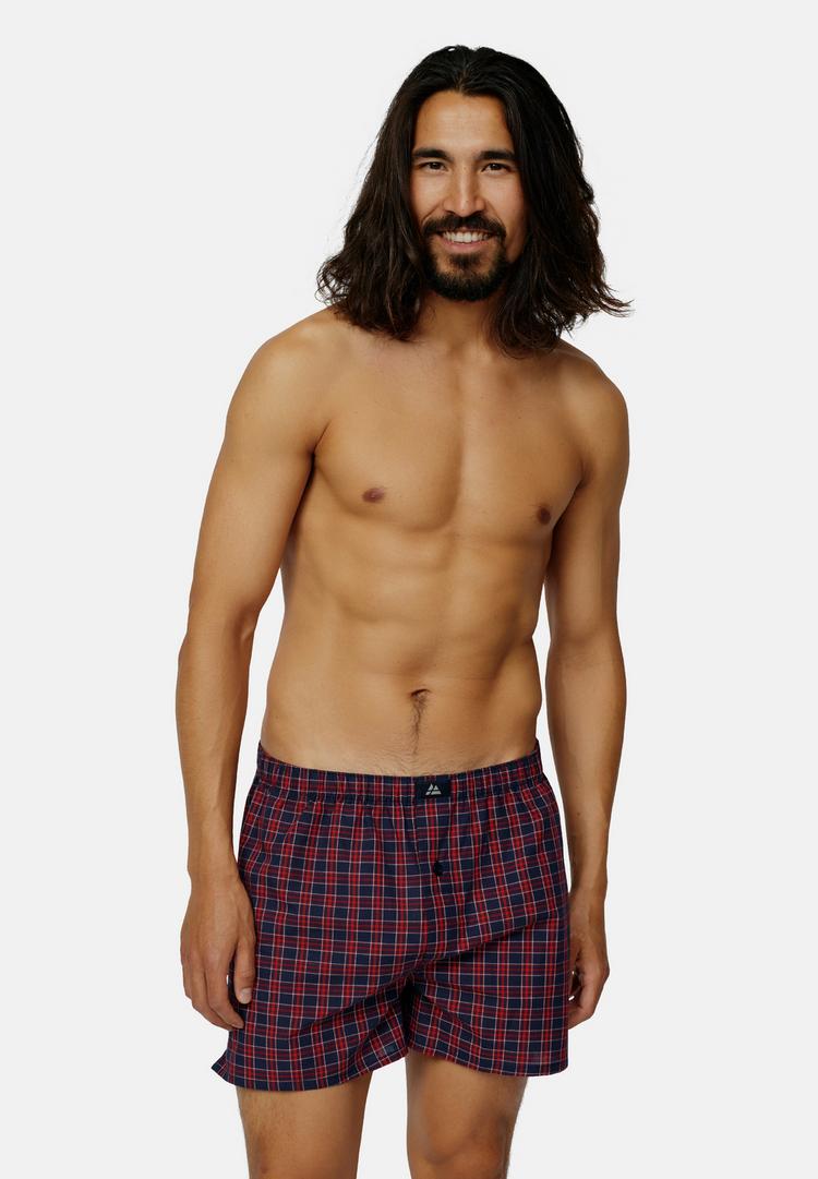 DANISH ENDURANCE DANISH ENDURANCE American Boxers Unterhose Herren - blue/red mix - 1 | SportScheck