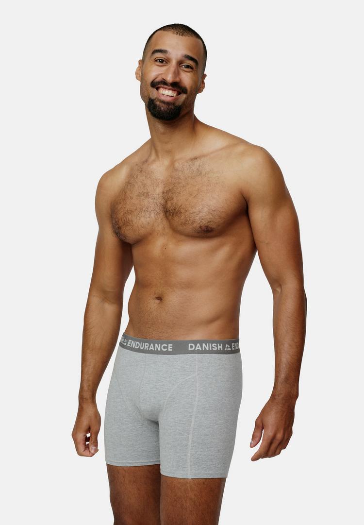 DANISH ENDURANCE DANISH ENDURANCE Classic Trunks Unterhose Herren - blue/grey mix - 0 | SportScheck