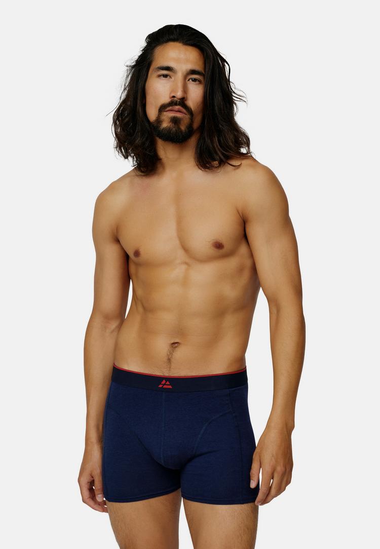 DANISH ENDURANCE DANISH ENDURANCE Bamboo Trunks Unterhose Herren - black_red_navy_red - 1 | SportScheck