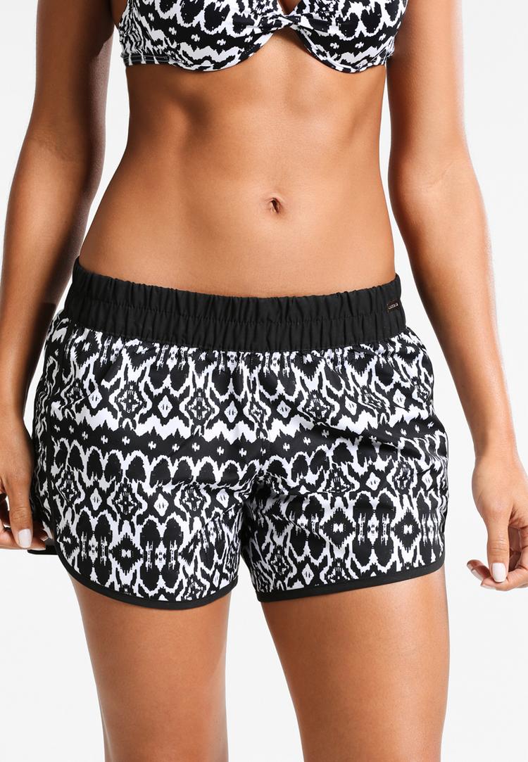 Lascana Lascana Badeshorts Badehose Damen - schwarz-bedruckt - 1 | SportScheck