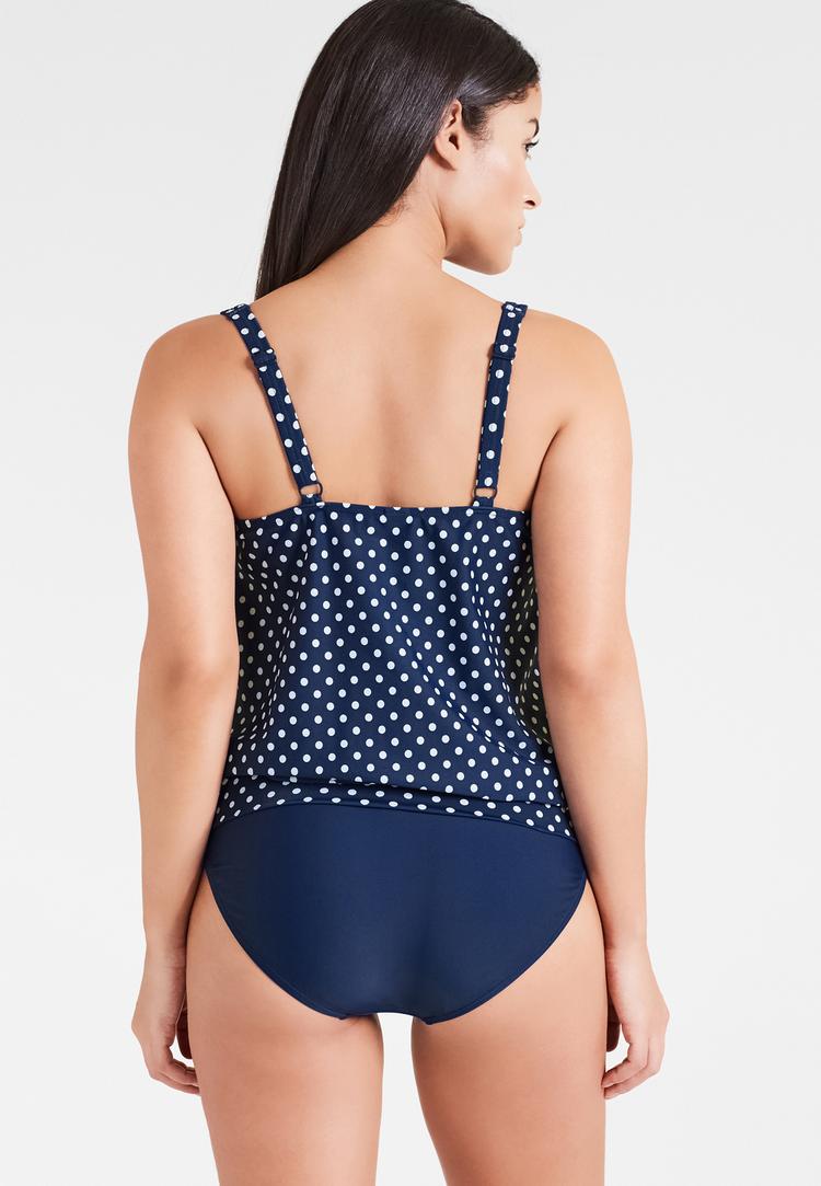 Lascana Lascana Oversize-Tankini Bikini Set Damen - marine-wei&szlig; - 2 | SportScheck