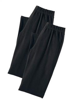 Vivance active Caprihose Caprihose Damen schwarz