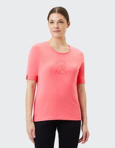 Rückansicht von JOY sportswear MAXI T-Shirt Damen orange coral