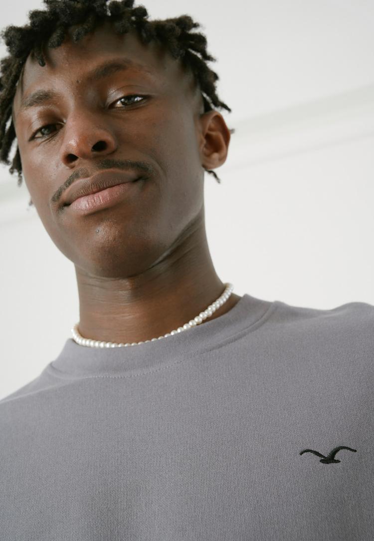 Cleptomanicx Cleptomanicx Ligull Boxy Sweatshirt Herren - Lava Smoke - 1 | SportScheck