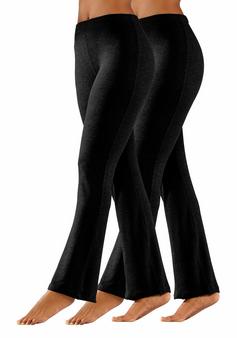 Rückansicht von Vivance active Jazzpants Jazzpants Damen schwarz