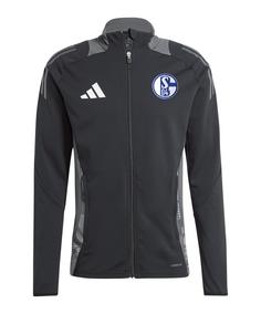 adidas FC Schalke 04 Anthemjacke Dunkel Trainingsjacke schwarz