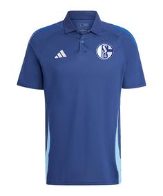 adidas FC Schalke 04 Poloshirt Dunkel Fanshirt blau