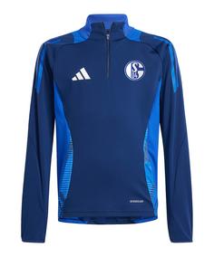 adidas FC Schalke 04 Trainingsshirt Kids Dunkel Fanshirt Kinder blau