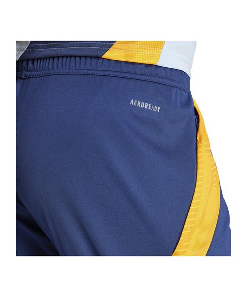 Rückansicht von adidas Real Madrid Short Fußballshorts blauorange