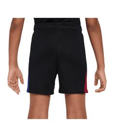 Rückansicht von Nike FC Barcelona Academy Short Kids Fußballshorts Kinder schwarzrot