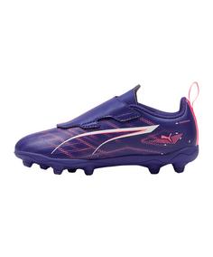 Rückansicht von PUMA ULTRA 5 Play V FG/AG Formula Jr Kids Fußballschuhe Kinder lilaweiss