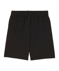 Rückansicht von PUMA AC Mailand Short Kids Fußballshorts Kinder schwarzrot