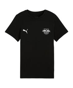 PUMA RB Leipzig ESS T-Shirt Kids Fanshirt Kinder schwarzweiss