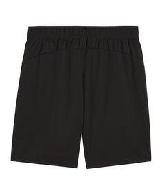 Rückansicht von PUMA AC Mailand Short Fußballshorts schwarzrot