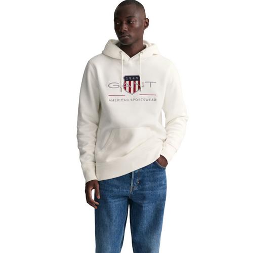 Rückansicht von GANT Sweatshirt Sweatshirt Herren Ecru