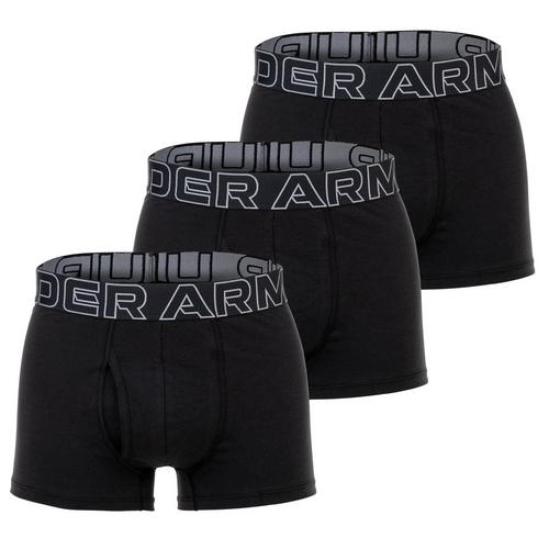 Rückansicht von Under Armour Boxershort Hipster Herren Schwarz