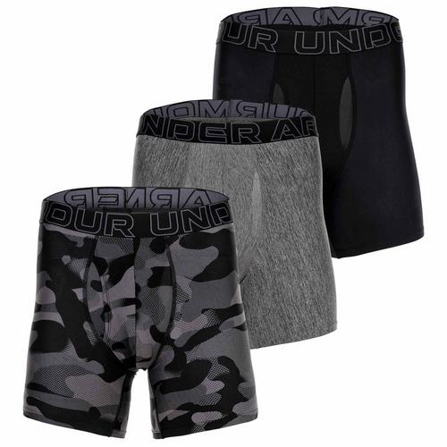 Rückansicht von Under Armour Boxershort Hipster Herren Schwarz/Grau