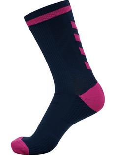 hummel ELITE INDOOR SOCK LOW PA Sportsocken BLACK IRIS/SUGAR PLUM