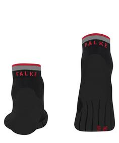 Rückansicht von Falke Kurzsocken Laufsocken Herren black (3001)