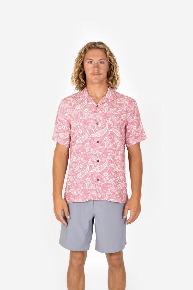 RUSTY RUSTY CADDY SHIRT Kurzarmhemd Herren - Mauve - 0 | SportScheck