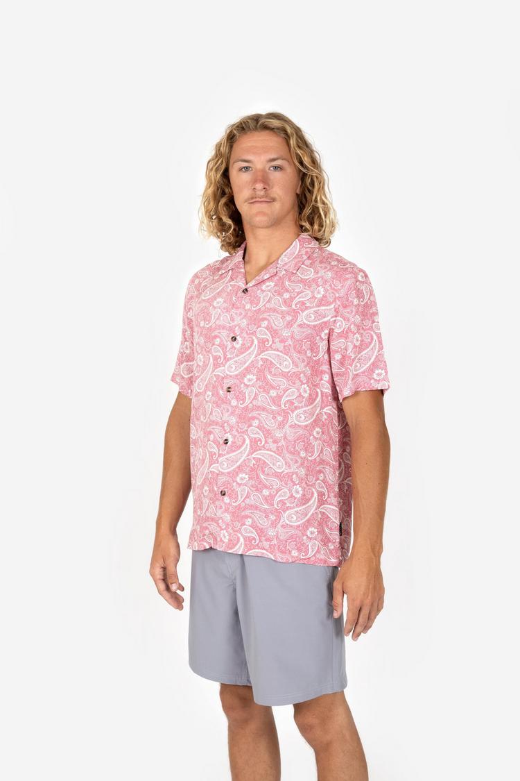 RUSTY RUSTY CADDY SHIRT Kurzarmhemd Herren - Mauve - 2 | SportScheck