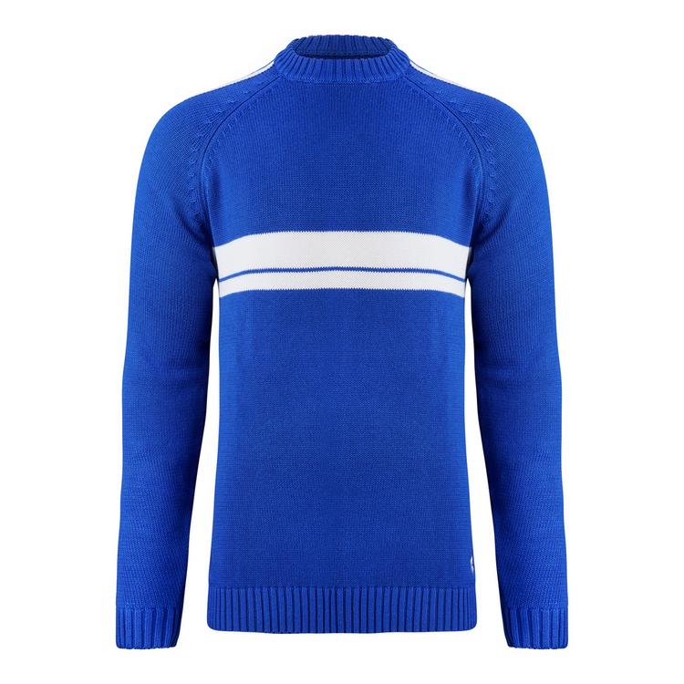 RUSTY RUSTY White LINES KNIT SWEATER Strickpullover Herren - Sodalite Blue - 6 | SportScheck