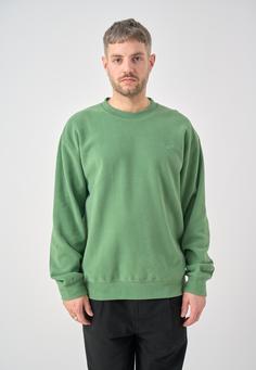 Rückansicht von Cleptomanicx Cozy Crew Longsweat Herren Comfrey Green