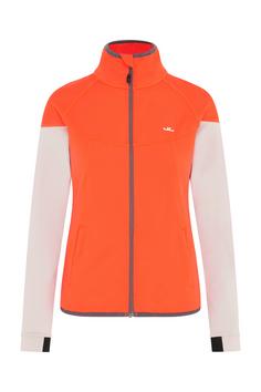 Jeff Green Abby Fleecejacke Damen Firecracker / Grey Beige