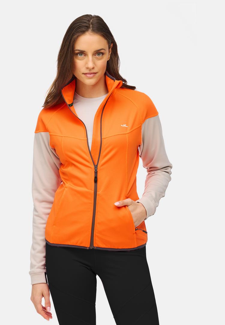 Jeff Green Jeff Green Abby Fleecejacke Damen - Firecracker / Grey Beige - 0 | SportScheck
