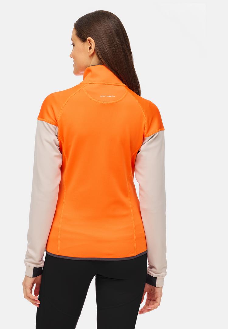 Jeff Green Jeff Green Abby Fleecejacke Damen - Firecracker / Grey Beige - 1 | SportScheck