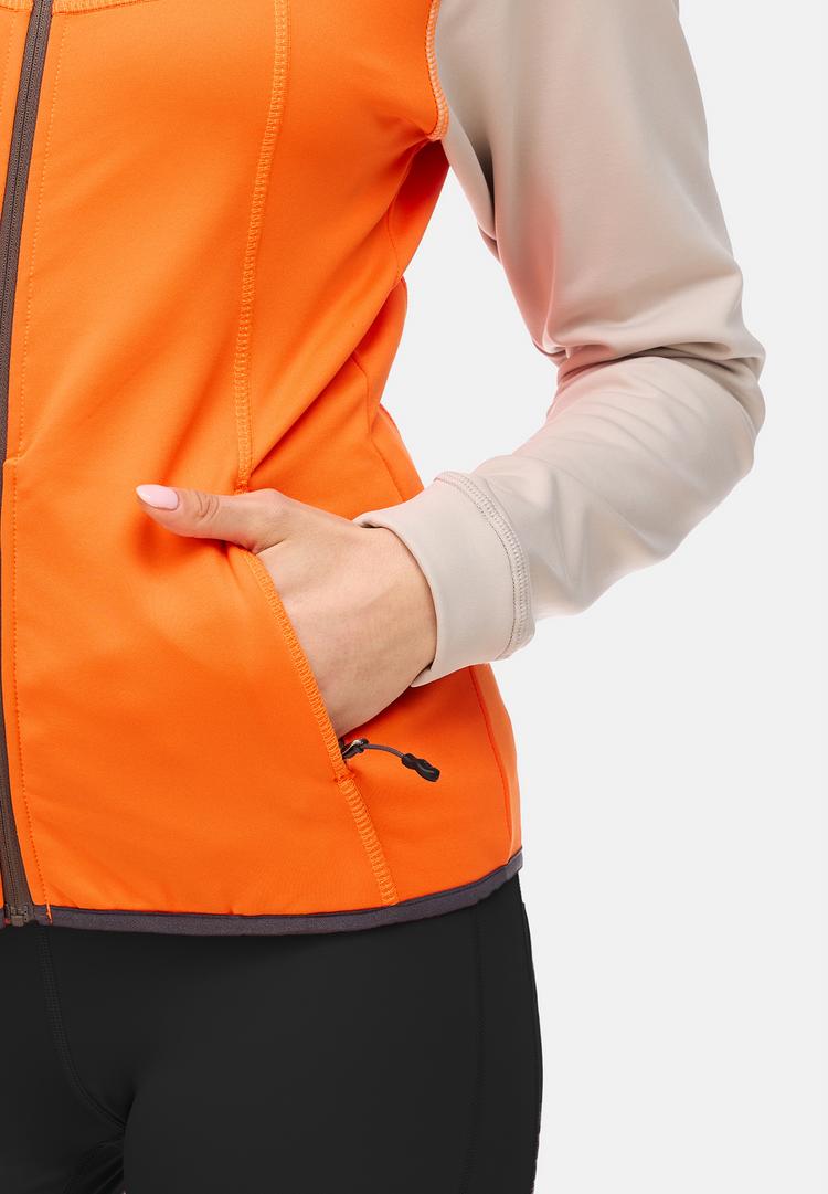 Jeff Green Jeff Green Abby Fleecejacke Damen - Firecracker / Grey Beige - 4 | SportScheck