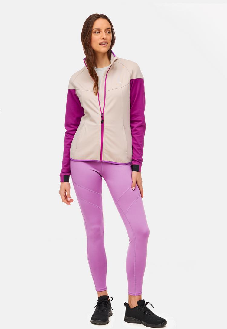 Jeff Green Jeff Green Abby Fleecejacke Damen - Grey Beige / Hollyhock - 2 | SportScheck