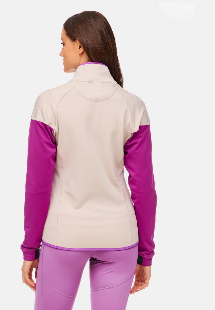 Jeff Green Jeff Green Abby Fleecejacke Damen - Grey Beige / Hollyhock - 6 | SportScheck