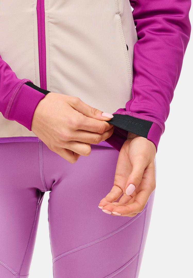 Jeff Green Jeff Green Abby Fleecejacke Damen - Grey Beige / Hollyhock - 8 | SportScheck