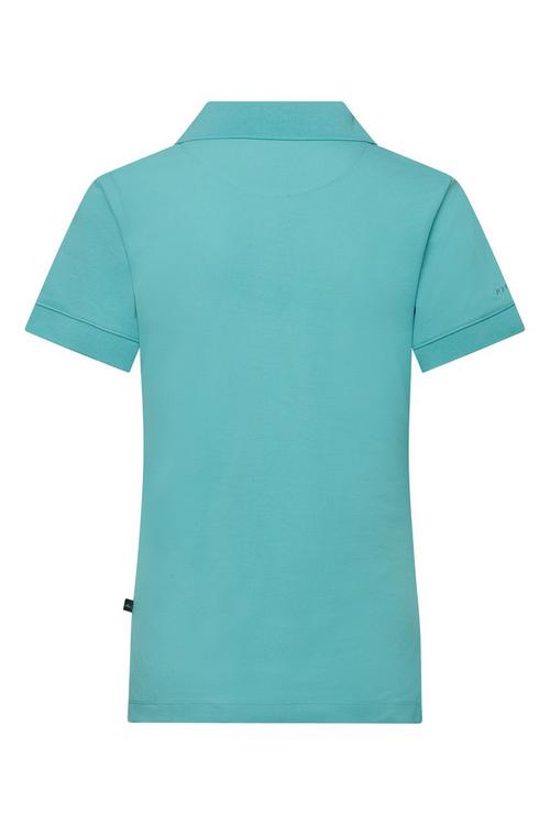 Rückansicht von Jeff Green Cleo Poloshirt Damen Petrol