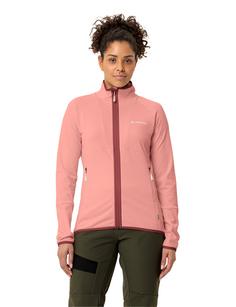 Rückansicht von VAUDE Women's Monviso Fleece FZ Jacket II Outdoorjacke Damen peach