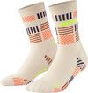 CEP MID CUT THE RUN LIMITED KOMPRESSION Socken Damen - cream/neon yellow