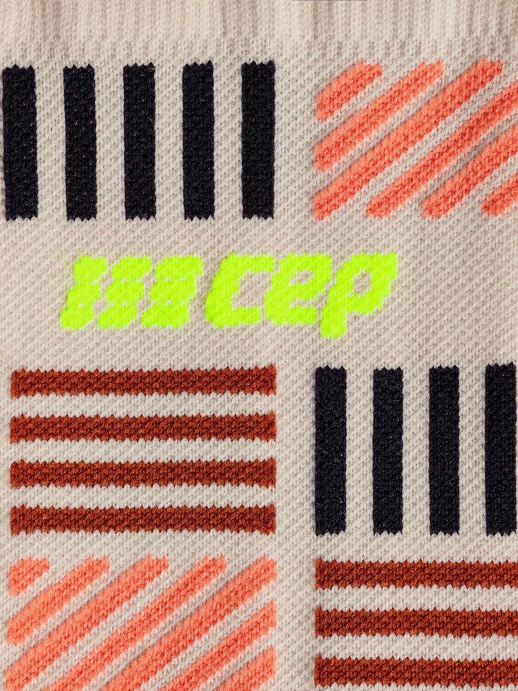 CEP CEP MID CUT THE RUN LIMITED KOMPRESSION Socken Damen - cream/neon yellow - 1 | SportScheck