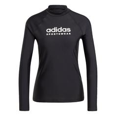 adidas Long Sleeve Rashguard UV-Shirt Damen Black