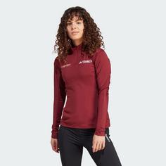 Rückansicht von adidas Terrex Xperior Longsleeve Funktionssweatshirt Damen Shadow Red