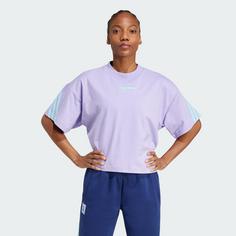 Rückansicht von adidas FC Arsenal Future Icon T-Shirt Fanshirt Damen Light Flash Purple