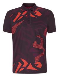 JOY sportswear Gentleman's Style Polo Shirt AOP Poloshirt Herren - plum print 1