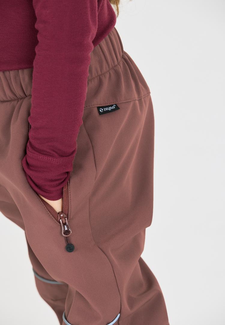 ZigZag ZigZag Ludo Softshellhose Kinder - 5127 Marron - 2 | SportScheck