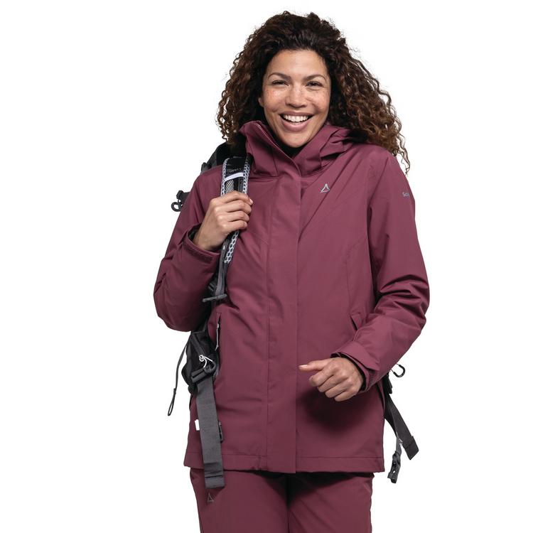 Sch&ouml;ffel Sch&ouml;ffel Hiking 3in1 Jacket Style Tamina WMS Outdoorjacke Damen - 3825 - pink - 3 | SportScheck