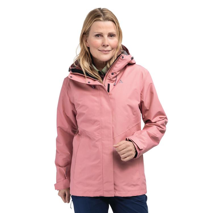Sch&ouml;ffel Sch&ouml;ffel Hiking 3in1 Jacket Style Okere WMS Outdoorjacke Damen - 3465 - pink - 9 | SportScheck